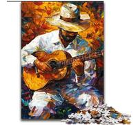 Rompecabezas de 1000 Piezas para Adolescentes, Guitarrista, Elefante, Juguete, Juego Intelectual, Regalo de cumpleaños, decoración de Pared para Mayores de 14 años tamaño 50x75cm