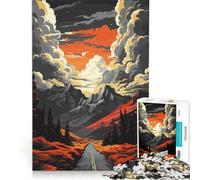 Rompecabezas de 1000 Piezas para Adolescentes hacia la Libertad Natural Juegos relajantes Carrera de Velocidad de Manos para cumpleaños Navidad 38x52cm