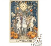 Rompecabezas De 1000 Piezas para Adolescentes Halloween Fantasy Art Print Rompecabezas para Adultos Juegos Divertidos Decoración Ayuda A Ejercitar El Cerebro 38x26cm/1000pcs