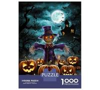 Rompecabezas De 1000 Piezas para Adolescentes Halloween Scarecrow Rompecabezas para Adultos Juego Práctico Pero Divertido Y Humorístico Regalos para Reducir El Estrés 52x38cm/1000pcs