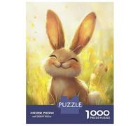 Rompecabezas De 1000 Piezas para Adolescentes Happy Bunny in Sunlight Rompecabezas para Adultos Juego De Ingenio Una Obra De Arte Gran Regalo para Jugar 38x26cm/1000pcs