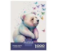 Rompecabezas De 1000 Piezas para Adolescentes Happy Little Teddy Bear Rompecabezas Juegos De Relajación Análisis Y Lógica Desafío Educativo 52x38cm/1000pcs