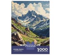 Rompecabezas De 1000 Piezas para Adolescentes Haute Route Pyrenees Landscape Art Rompecabezas para Adultos Juegos De Relajación Análisis Y Lógica Cumpleaños 70x50cm/1000pcs