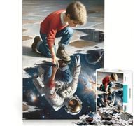 Rompecabezas de 1000 Piezas para Adolescentes ¡Haz Realidad Tus sueños! Juego Educativo Ideal para Reducir el estrés Navidad o cumpleaños 38x52cm