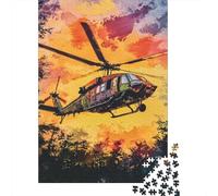 Rompecabezas De 1000 Piezas para Adolescentes Helicopter Adventure in The Sky Rompecabezas para Adultos Juegos Familiares Mejora La Memoria Cumpleaños Y Navidad 70x50cm/1000pcs