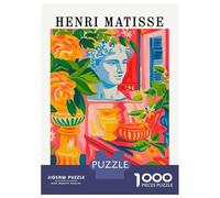 Rompecabezas De 1000 Piezas para Adolescentes Henri Matisse Still Life Painting Rompecabezas para Adultos Juegos Familiares Difícil Regalo De Cumpleaños, Regalos, 38x26cm/1000pcs