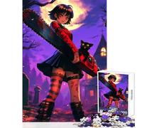 Rompecabezas de 1000 Piezas para Adolescentes Herald of Night Juguete Educativo Grandes Regalos y Juguetes Juegos Divertidos Entrena tu Cerebro y Tus Manos tamaño 38x26cm