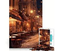 Rompecabezas de 1000 Piezas para Adolescentes Hermosa Esquina de Calle,Juego de unión, Juego cognitivo,Regalo,Juego Relajante,Actividad Divertida para cumpleaños (50x75cm)