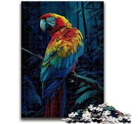 Rompecabezas de 1000 Piezas para Adolescentes, Hermoso Juego Familiar de Loros, antiestrés, desafío difícil, colección de Artistas, Bellas Artes, 26x38cm