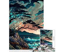 Rompecabezas de 1000 Piezas para Adolescentes Hermoso Juego Relajante para la mañana Regalo de cumpleaños Juguete Educativo Que Ayuda a ejercitar el Cerebro (38x26cm)