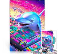 Rompecabezas de 1000 Piezas para Adolescentes Héroe del Juego Dolphin desafío Educativo Actividades Divertidas en casa, Regalos de cumpleaños, Regalos de Viaje, 50x70cm