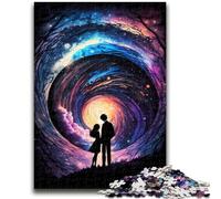 Rompecabezas de 1000 Piezas para Adolescentes, Historia de Amor cósmica, Juguetes educativos, Actividades Divertidas en casa, Regalo de cumpleaños, Regalos de Viaje, 26x38cm