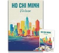 Rompecabezas de 1000 Piezas para Adolescentes, Ho Chi Minh, Vietnam, Ideal para Momentos de Relax, Troquelado de precisión Fina, tamaño 50x75cm