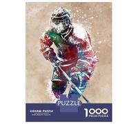 Rompecabezas De 1000 Piezas para Adolescentes Hockey Sport Art Rompecabezas para Adolescentes Juegos Relajantes Decoración del Hogar Actividades Divertidas En Casa 70x50cm/1000pcs