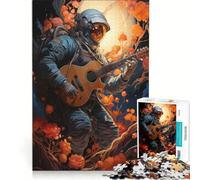 Rompecabezas de 1000 Piezas para Adolescentes Hombre del Espacio música decoración de Pared Entrena tu Cerebro y Tus Manos Gran Regalo para los Amantes de los Videojuegos 38x52cm