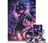 Rompecabezas de 1000 Piezas para Adolescentes Hombres Demonios góticos, Juego práctico, Mejora la Memoria, cumpleaños y Navidad 38x26cm