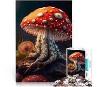 Rompecabezas de 1000 Piezas para Adolescentes Hongos mágicos Juegos educativos Decoración del hogar Regalo de Obra de Arte 52x38cm