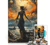 Rompecabezas de 1000 Piezas para Adolescentes Horizonte Oceánico Juego Educativo para Relajarse intelectualmente Juego de desafío único 38x52cm