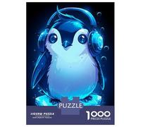 Rompecabezas De 1000 Piezas para Adolescentes Ice Cold Penguin Rompecabezas para Adultos Juegos Divertidos Decoración Ayuda A Ejercitar El Cerebro 52x38cm/1000pcs