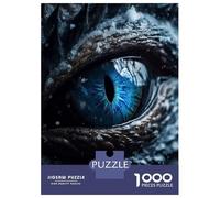 Rompecabezas De 1000 Piezas para Adolescentes Ice Dragons Sapphire Eye Rompecabezas para Adultos Juguetes De Bricolaje Decoración del Hogar Juego Desafiante Regalos 70x50cm/1000pcs