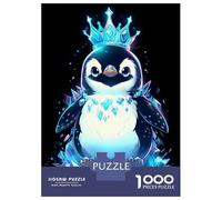 Rompecabezas De 1000 Piezas para Adolescentes Ice Penguin King Rompecabezas para Adultos Juego Práctico Difícil Regalos De Cumpleaños Y Únicos 52x38cm/1000pcs