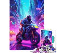 Rompecabezas de 1000 Piezas para Adolescentes Ideal para futuros Motociclistas Juguete Intelectual Juegos educativos antiestrés Regalos de cumpleaños (tamaño 38x26cm)