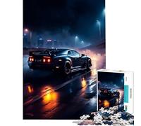 Rompecabezas de 1000 Piezas para Adolescentes Ideal para Jugar en la Noche desafiar la Inteligencia Cerebral Jugar a Juegos relajantes Decorar la Pared y Regalar (tamaño 38x26cm)