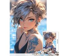 Rompecabezas de 1000 Piezas para Adolescentes Ideal para la Piscina Tatuajes Belleza Juguetes de Bricolaje Regalos geniales y Juegos educativos Ayuda a ejercitar el Cerebro tamaño 50x75cm