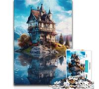 Rompecabezas de 1000 Piezas para Adolescentes, Ideal para Pasar el rato en un Palacio, cumpleaños para Mayores de 14 años, 50x75cm