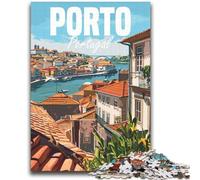 Rompecabezas de 1000 Piezas para Adolescentes, Ideal para Viajes a Oporto, Portugal Juego Familiar antiestrés, un desafío difícil, Regalos para Amigos y Familiares 2000 Piezas (70x100cm)