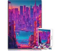 Rompecabezas de 1000 Piezas para Adolescentes, Ideal para Viajes por la Ciudad de San Francisco, para aliviar el estrés, Juguete de Corte ultrapreciso 38x26cm