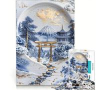 Rompecabezas de 1000 Piezas para Adolescentes, Idilio de Porcelana Japonesa, Juegos educativos, decoración de Pared, para Mejorar el Amor Entre Parejas 50x75cm