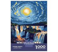 Rompecabezas De 1000 Piezas para Adolescentes Iguazu Falls Argentina Brazil Art Rompecabezas para Adultos Juguetes Antiestrés Difícil Difícil Cumpleaños Y Navidad 52x38cm/1000pcs