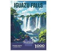 Rompecabezas De 1000 Piezas para Adolescentes Iguazu Falls Argentinia Rompecabezas para Adultos Juegos Divertidos Desafío Educativo De Análisis Y Lógica 70x50cm/1000pcs