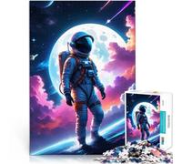 Rompecabezas de 1000 Piezas para Adolescentes Imagina el Espacio Juegos Divertidos para la Familia Gran Regalo para Juegos 52x38cm