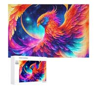 Rompecabezas de 1000 piezas para adolescentes, impresión artística colorida de fénix, 1 rompecabezas de juguete para decoración de pared, difícil, duro, único, regalos de cumpleaños y Navidad, 1000