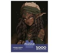 Rompecabezas De 1000 Piezas para Adolescentes Indigenous Druid Girl Rompecabezas para Adolescentes Juguetes Antiestrés Regalos para Mujeres Regalos para Reducir El Estrés 70x50cm/1000pcs
