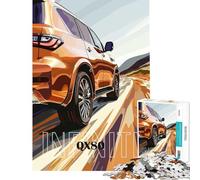 Rompecabezas de 1000 Piezas para Adolescentes Infiniti QX SUV Ayuda a ejercitar el Cerebro Decoración para el hogar Juego práctico para Mayores de 14 años 38x52cm