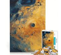 Rompecabezas de 1000 Piezas para Adolescentes: Io Volcanic Fury, Júpiter y Luna Juego práctico Que fomenta el análisis y la lógica Ideal para Decorar el Escritorio 50x75cm