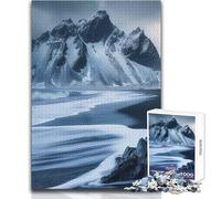 Rompecabezas de 1000 Piezas para Adolescentes islandés en StokksnesIdeal para un pasatiempo Tranquilo en interioresJuguete de Corte de precisión superiorTamaño 50x75cm