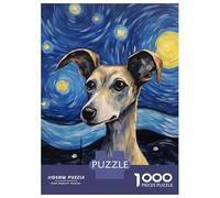 Rompecabezas De 1000 Piezas para Adolescentes Italian Greyhound Dog Rompecabezas para Adultos Juegos Relajantes Vacaciones En Casa Matar El Tiempo 70x50cm/1000pcs
