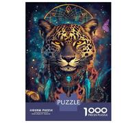 Rompecabezas De 1000 Piezas para Adolescentes Jaguar Dreamcatcher -1 Rompecabezas para Adultos Juego Práctico Decoración del Hogar Cumpleaños Y Navidad 38x26cm/1000pcs