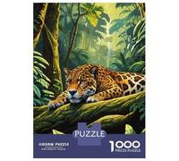 Rompecabezas De 1000 Piezas para Adolescentes Jaguar in The Jungle Rompecabezas para Adultos Juguetes Antiestrés Regalos De Desafío Difícil para Amigos Y Familiares 38x26cm/1000pcs