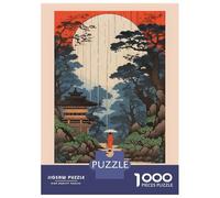 Rompecabezas De 1000 Piezas para Adolescentes Japan Shikisai No Oka Travel Rompecabezas para Adultos Juguetes DIY Pero Divertidos Y Humorísticos Cumpleaños 52x38cm/1000pcs