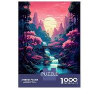 Rompecabezas De 1000 Piezas para Adolescentes Japan Sunset Water Art Rompecabezas para Adultos Juego Práctico Carrera De Velocidad De Manos Regalos Y Cumpleaños Únicos 38x26cm/1000pcs
