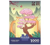 Rompecabezas De 1000 Piezas para Adolescentes Japanese Bonsai Fuji Ace Rompecabezas para Adultos Juego Familiar Desafío Difícil Interacción Entre Padres E Hijos 70x50cm/1000pcs