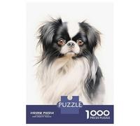 Rompecabezas De 1000 Piezas para Adolescentes Japanese Chin Portrait Rompecabezas para Adultos Juegos Familiares Mejora La Memoria Cumpleaños Y Navidad 70x50cm/1000pcs