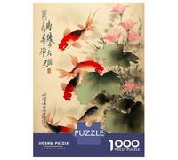 Rompecabezas De 1000 Piezas para Adolescentes Japanese Fish 2 Rompecabezas para Adolescentes Juguetes Antiestrés Regalos para Mujeres Regalos para Reducir El Estrés 52x38cm/1000pcs