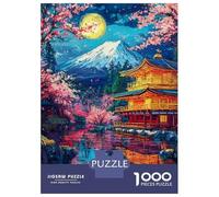 Rompecabezas De 1000 Piezas Para Adolescentes Japanese Garden with Cherry Blossoms-3 Rompecabezas Para Adultos Juguete Decoración De Pared Decoración Perfecta Regalos Y Cumpleaños Únicos 70x50cm/1000p