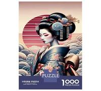 Rompecabezas De 1000 Piezas para Adolescentes Japanese Geisha Art Print-2 Rompecabezas para Adultos Juego Familiar Análisis Y Lógica Interacción Entre Padres E Hijos 52x38cm/1000pcs